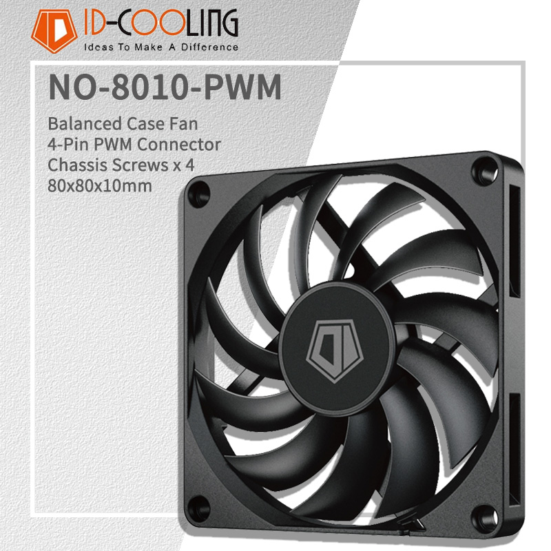 Case Fan Controller - ID-COOLING NO-8010-PWM Ventilador de PC de