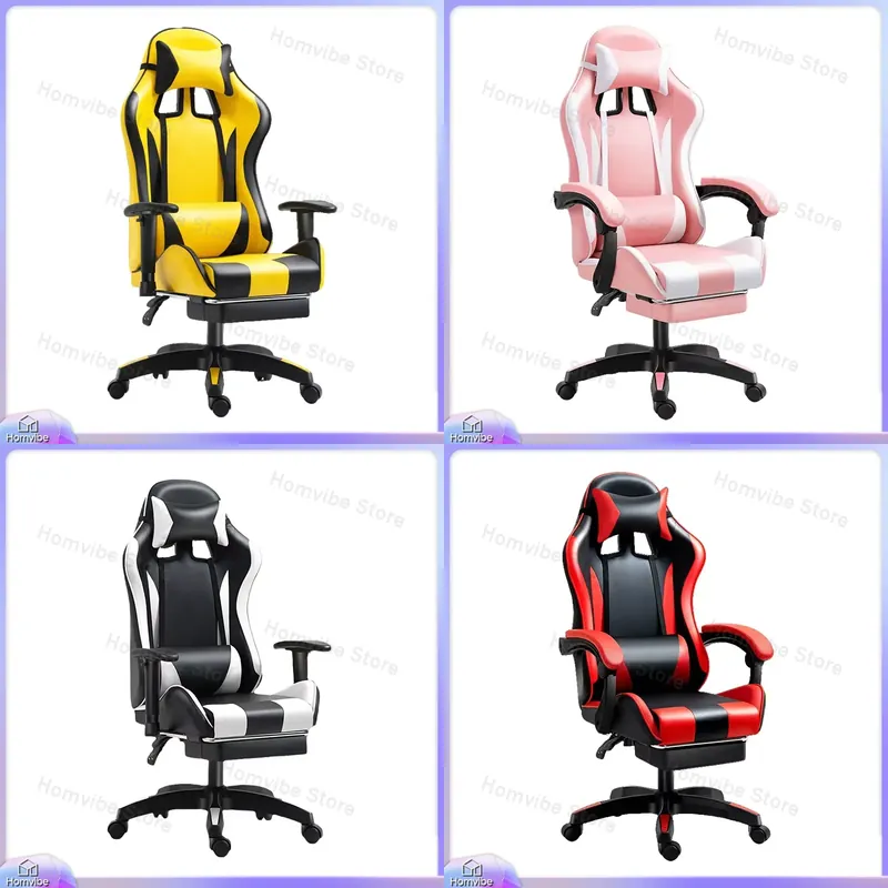 Computer Case - Silla de Juego Ergonómica con Soporte