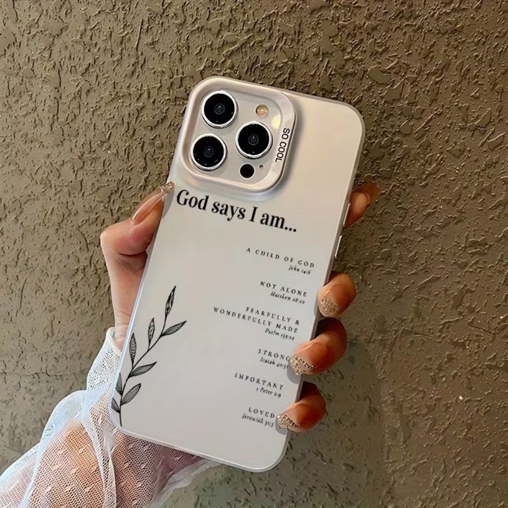 Mini Pc Case - Funda para Teléfono con Versículo Cristiano