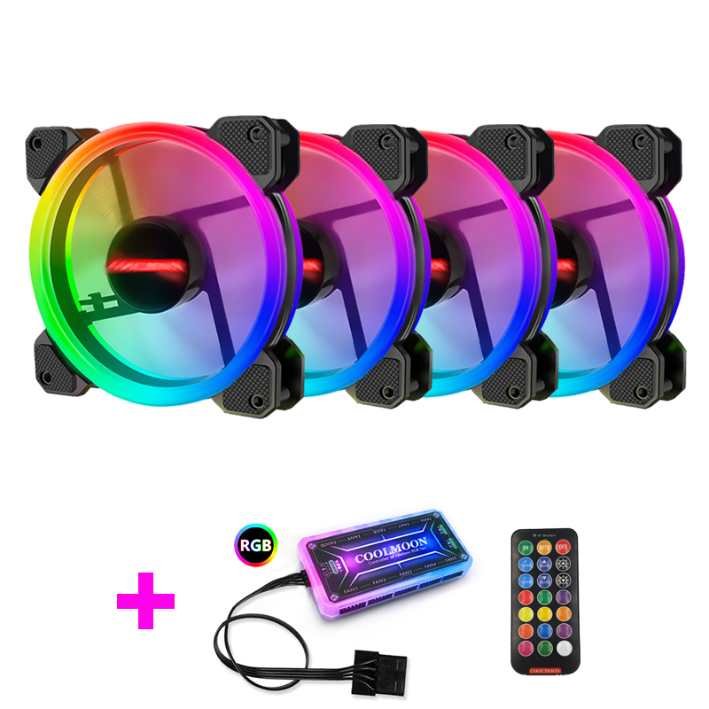 Case Fan Controller - Ventilador de Caja Coolmoon para PC,