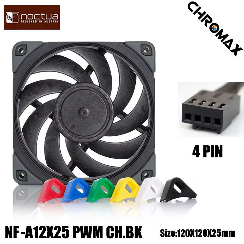 Case Fan Controller - Noctua NF-A12x25 PWM 12CM ventilador con
