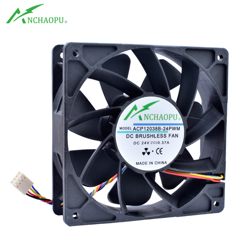 Case Fan Controller - Ventilador de 120 mm ACP12038B-24PWM, 12