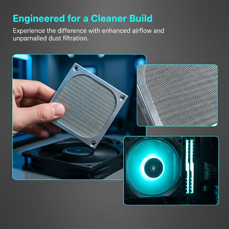 Filtro magnético de malla anti - Dust Filter Pc reseña y precio