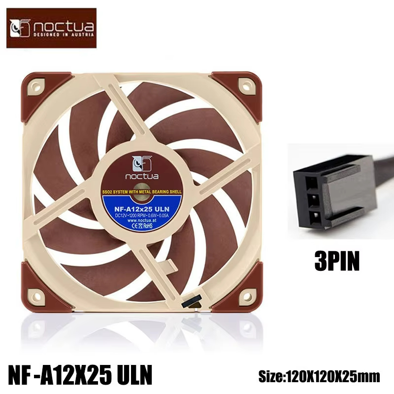 Noctua NF-A12x25 PWM 12CM vent - Case Fan Controller reseña y precio